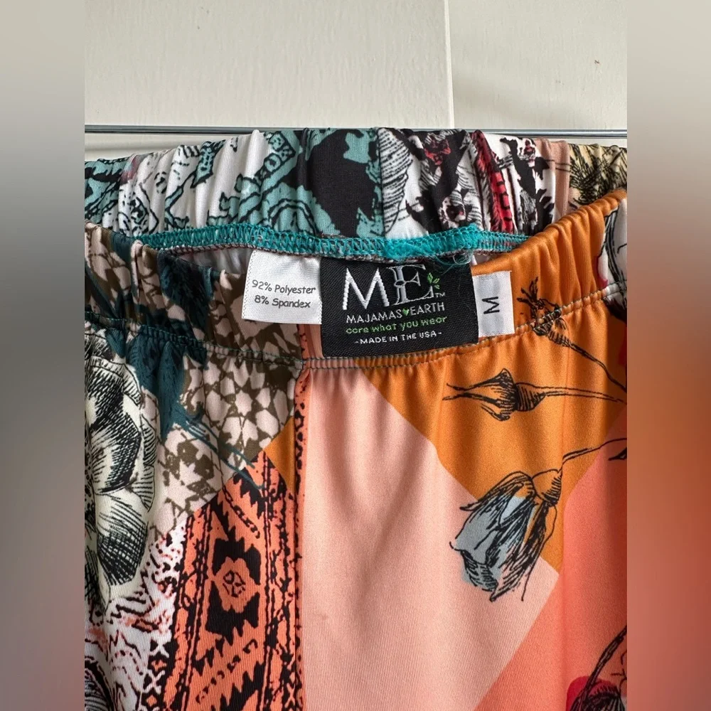 Majamas Earth Pajama Bottoms size M - Picture 2 of 4